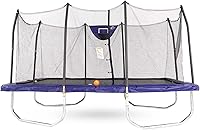 Vista 3 de Skywalker Trampolines 14X8 15x9 FT Rectangle Trampoline with Enclosure Net