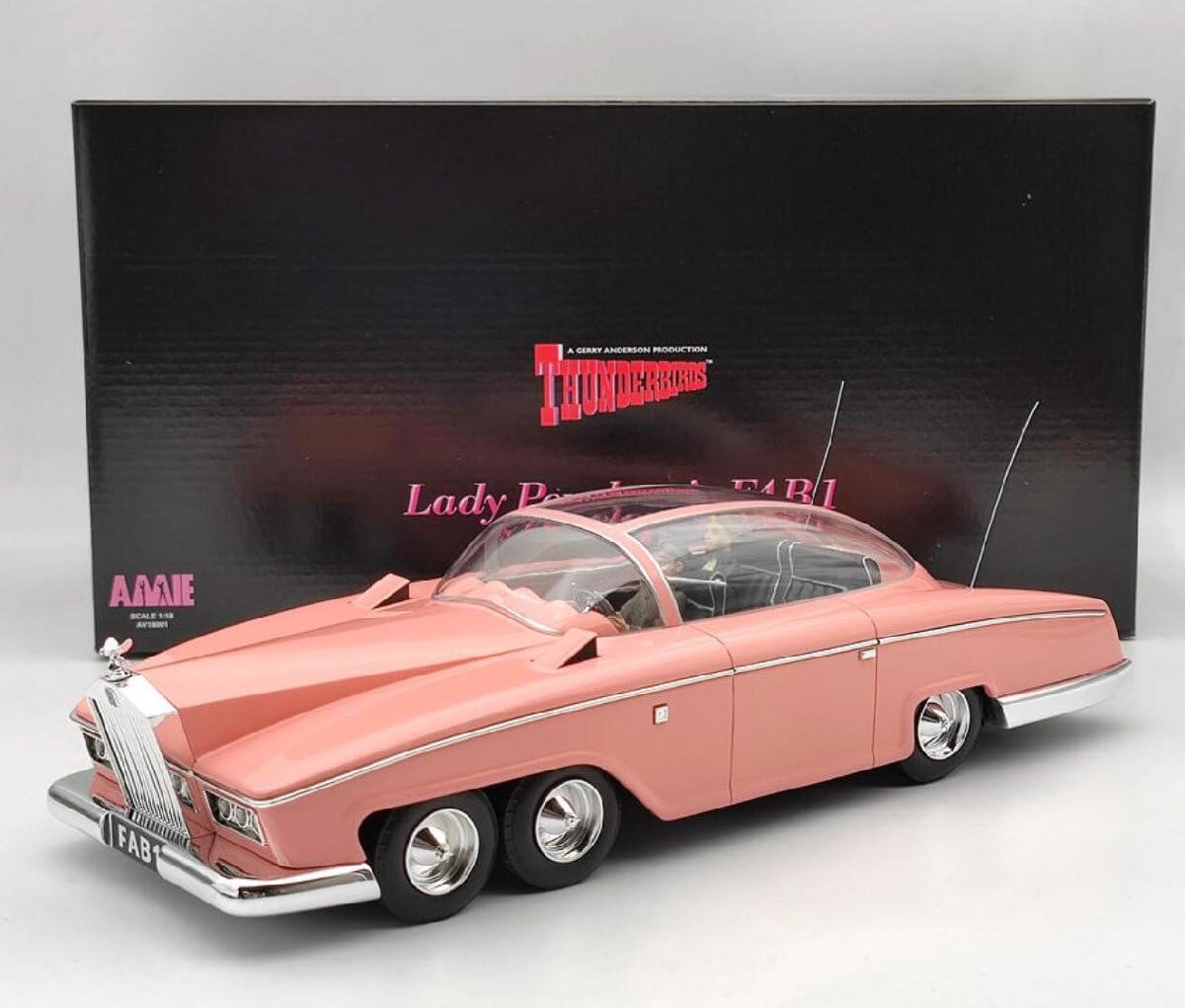 【ジャンク】AMIE 1/18 Lady Penelope's FAB1 Amazon | △超貴重な！AMIE 1/18 ロールスロイス Rolls Royce