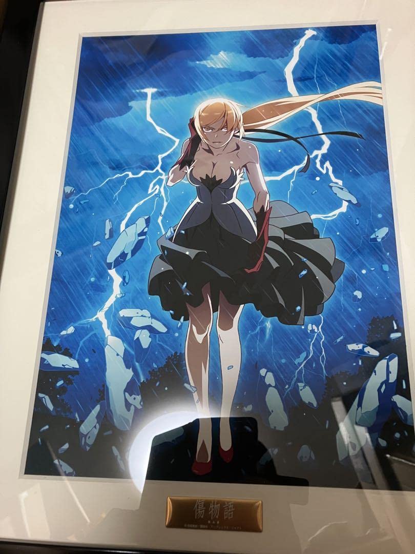 化物語 老倉育 キャラファイングラフ 複製原画 化物語 老倉育 キャラ