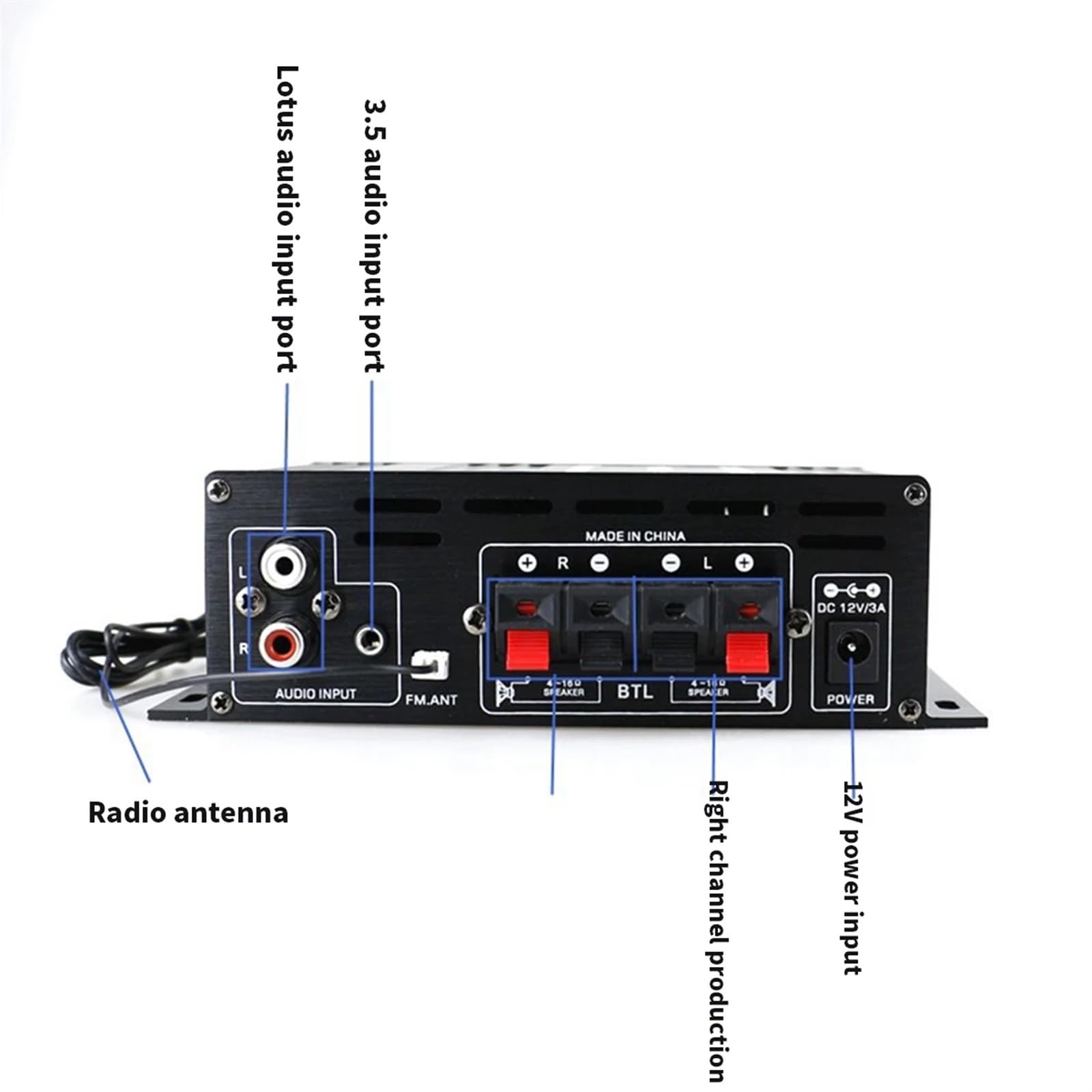 Mikser audio, AK380/G8/AK370/AK270/AK170 800W 12V domowy samochodowy wzmacniacz mocy Hifi bas radiowy audio głośnik klasy D dźwięku w domu Do karaoke(AK380 bluetooth)