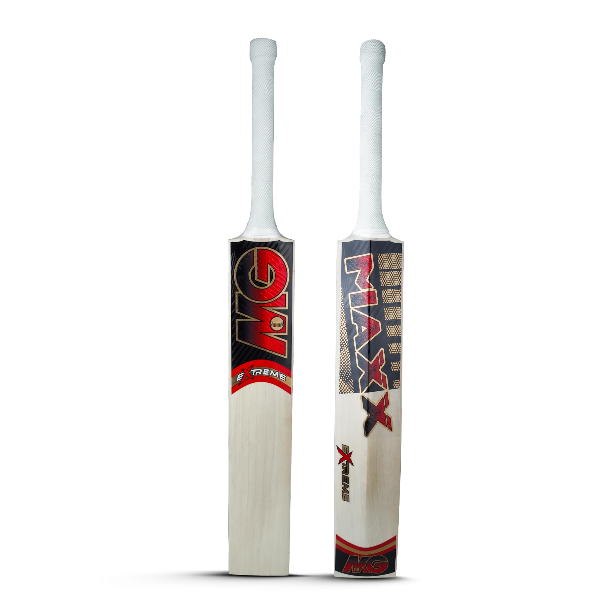 Maxx Grade A English Willow Cricket Bat Nurtured in UK 5/9 Grain READY TO PLAY (Grade A English Willow, 2.9 LB)