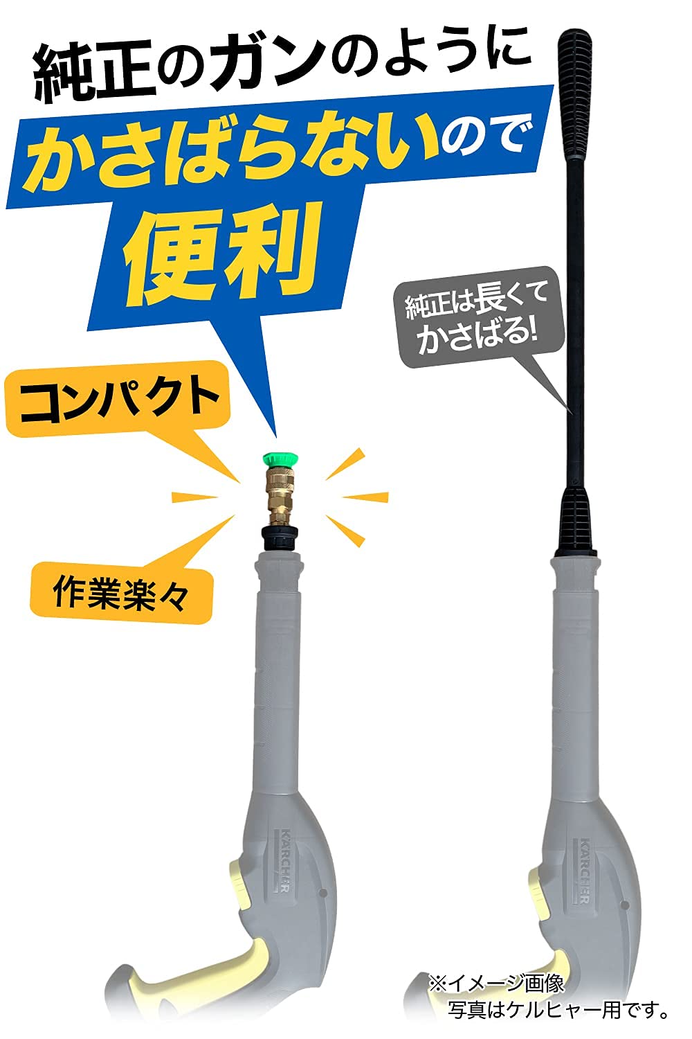 【即購入OK♥】高圧洗浄機ガンアダプター1/4クイックカプラに変換スプレーチップ 各社高圧洗浄機ガンアダプター【収納タイプ】(1/4クイックカプラ