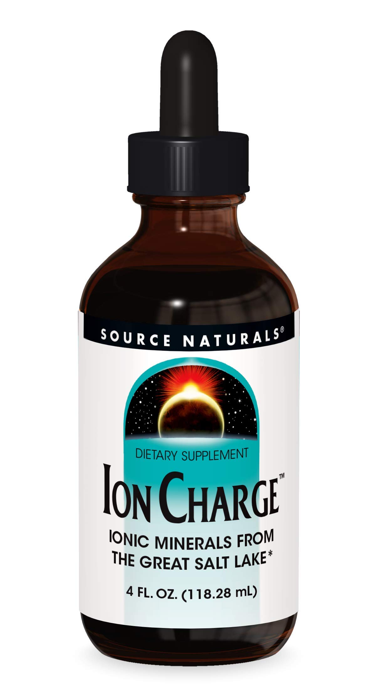 Source Naturals Ion Charge, Ionic Minerals from The Great Salt Lake* - 4 Fluid Ounce