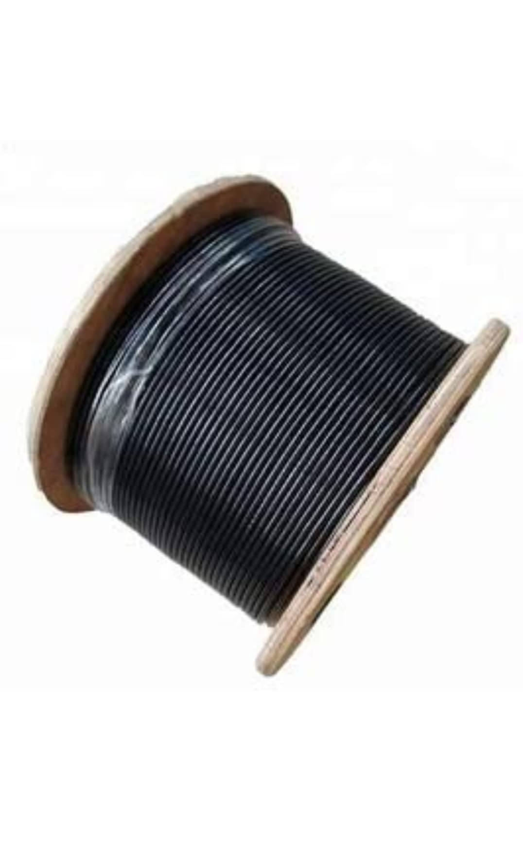 Gym Wire Rope, Material PU (Polyurethane) Coated Black Color Cable Inside Steel, Available in 5 MM and 6 MM Thickness (100 Meter, 6 MM)-image-27