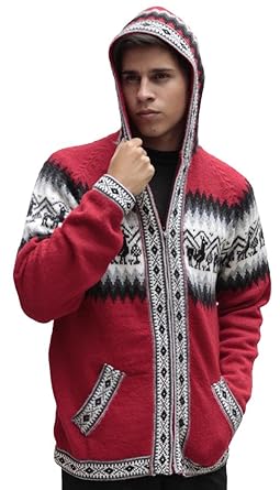 Alpaca hooded sweater Clearance