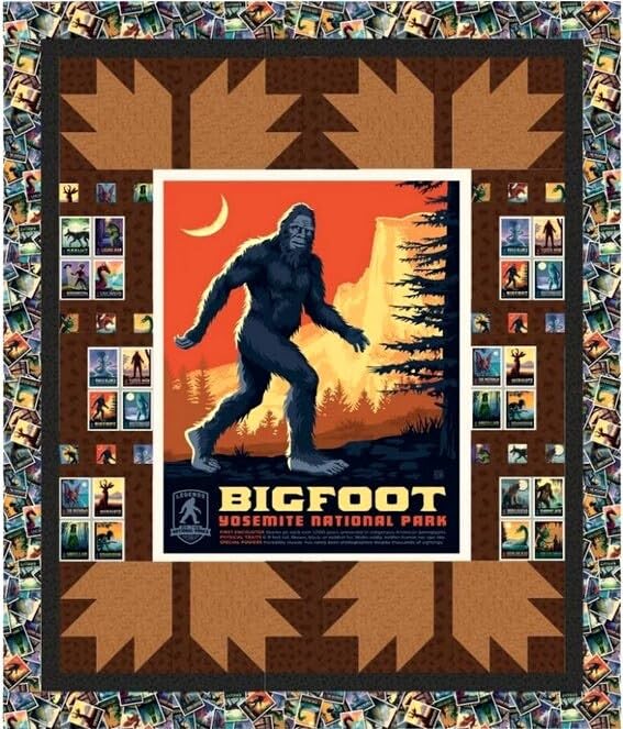 Riley Blake Legends of The National Parks Postcard Toss Multi, Fabric by The Yard - Image 5