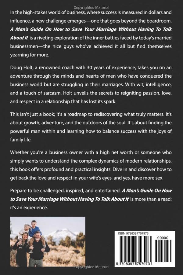 Image of A Man's Guide on How to Save Your Marriage Without Having to Talk About It