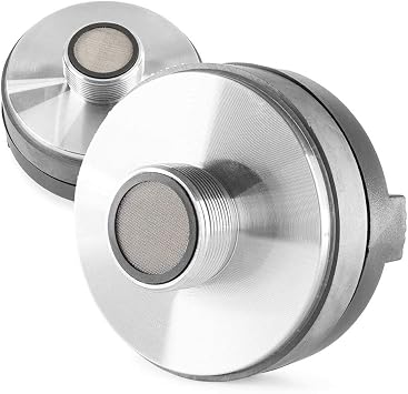 Skytec Titanium Compression Drivers Pair 120W Tweeters - Professional Replacement Speaker Components, 34mm Voice Coil, 8 Ohms, DJ Audio System, PA Loudspeaker DIY Speaker Cabinet Upgrade