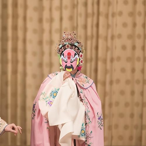 Miniatura 7 de BESTOYARD Máscaras de rendimiento de ópera china, máscara de cosplay para juegos de rol, suministros para fiestas, 12 piezas (estilo aleatorio)