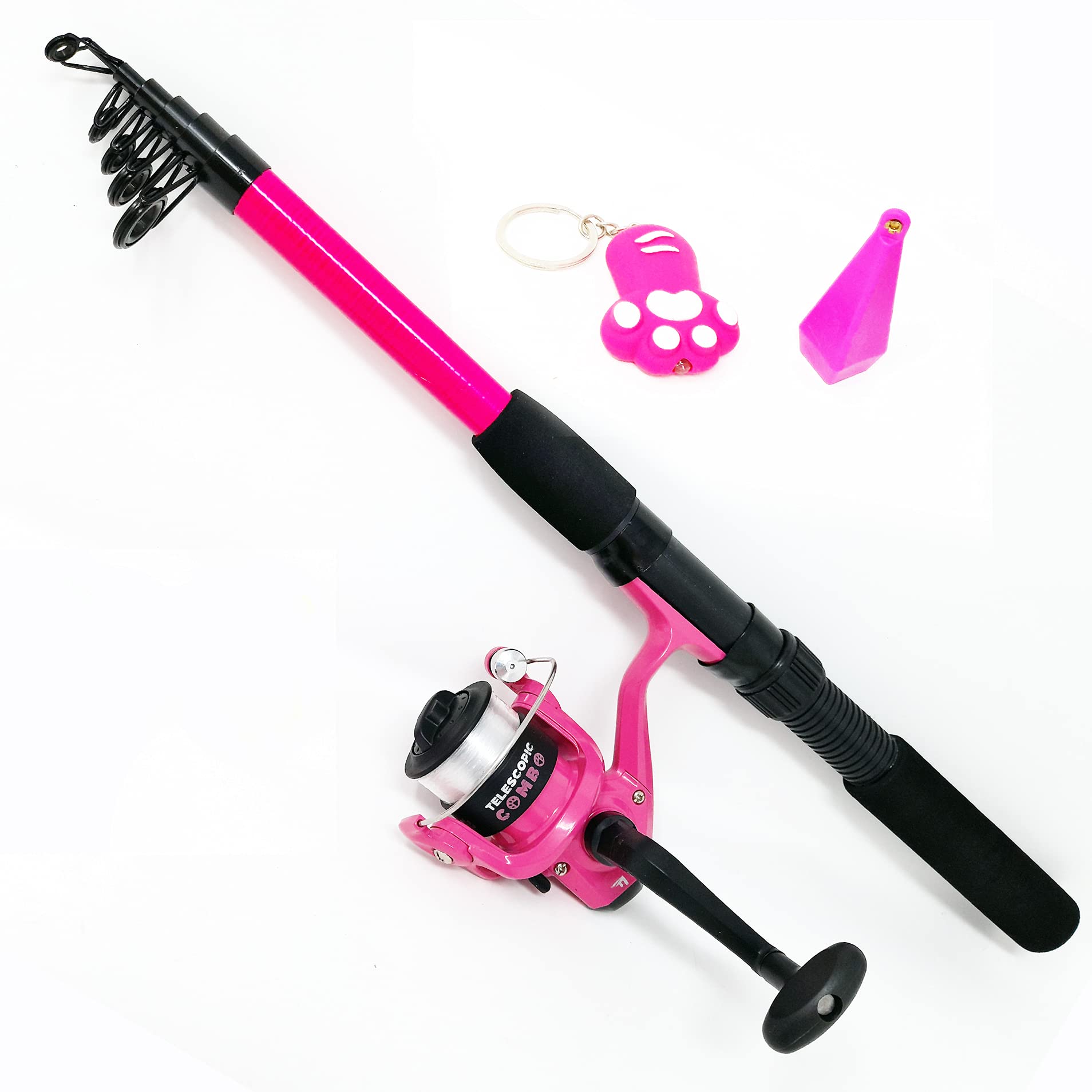 Fladenkids Fishing Rod Combo Fishing Fun With Green Frog Pink