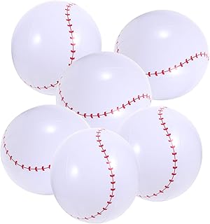 INOOMP 1 Set Inflatable Beach Ball Baseballs Swimming Pools Outdoor playset Toys Beach Balls Ball for Beach Water Playing Ball Toy PVC Inflatable Balls Pool Ball Toy Ball Plastic Football