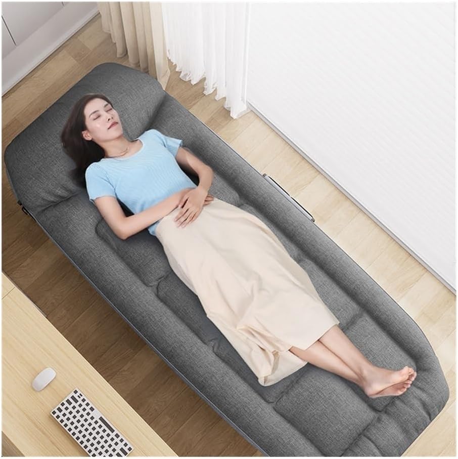 Camping Bed Single Folding Bed, Office Nap Lounge Chair, Simple and Portable Hospital Escort, Marching Folding Bed,Medium