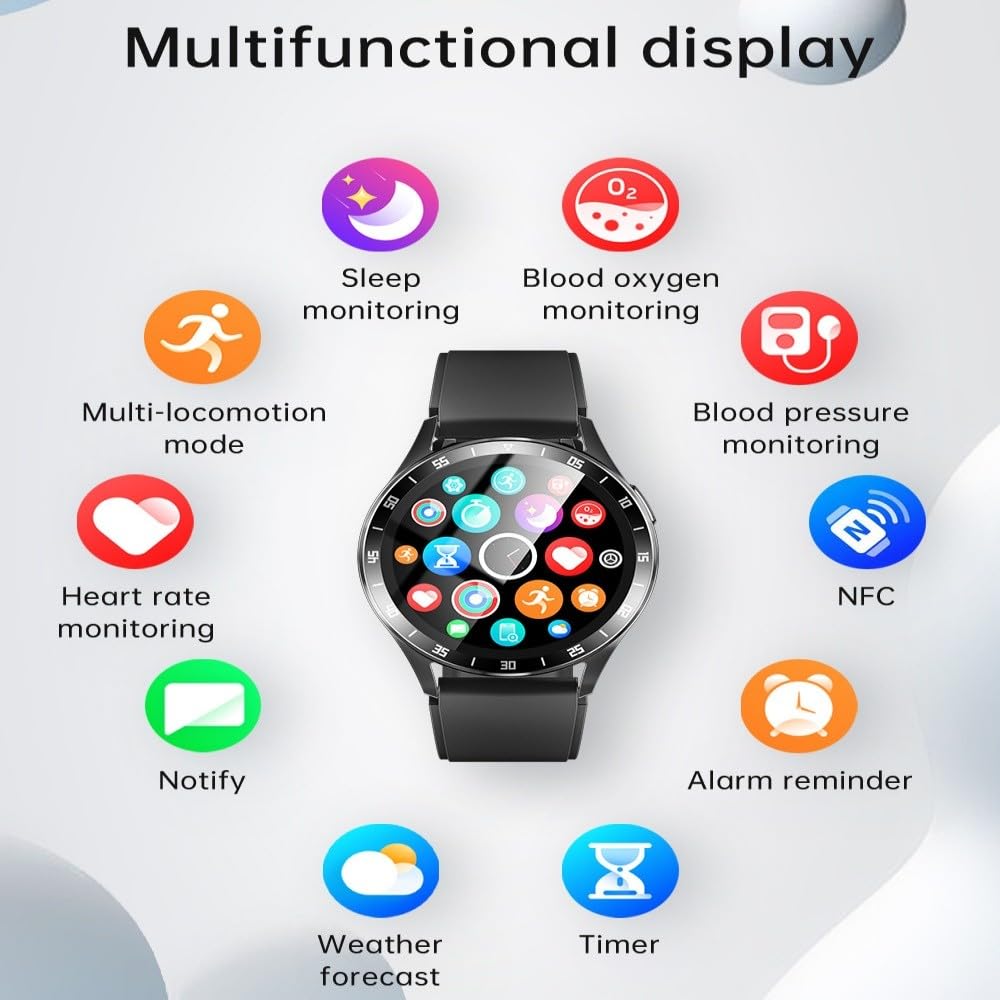 Reloj Inteligente con Auriculares Bluetooth 2 En 1,Carcasa Metálica,Resistente Al Agua IP67,Reloj Deportivo Plegable con Podómetro,Monitorización De Salud,Compatible con Android E iOS.