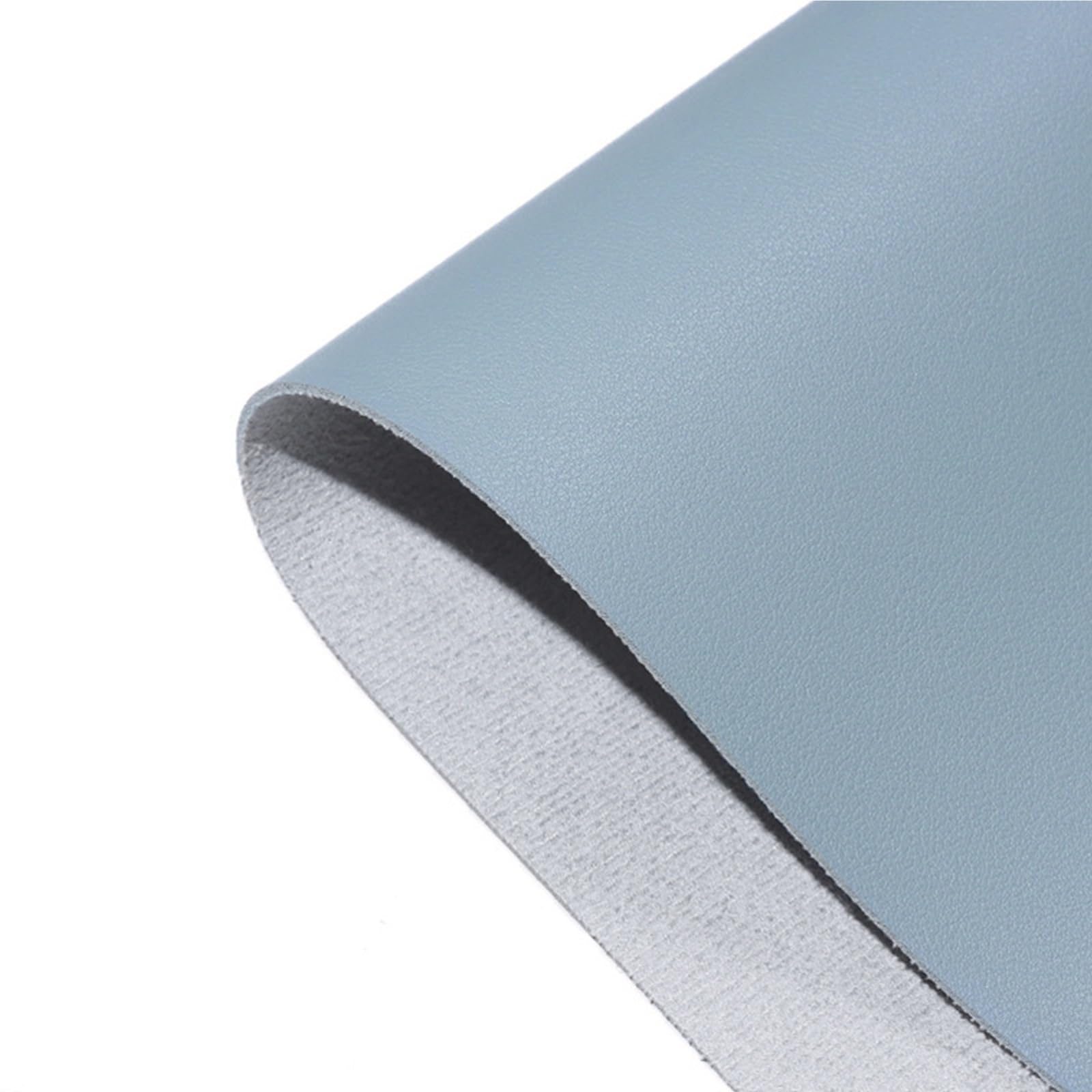 Tappetino Scrivania Ritagliabile, Sottomano Scrivania Spessore 2 mm Lavabile, Mouse Pad Impermeabile & Resistente Macchie, Pelle Sintetica per Cucina, Ufficio, Festa(Light blue,80 cm x 120 cm)