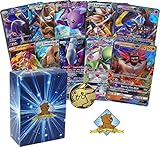 10 Pokemon Card Lot of All GX Ultra RARES!!! No Duplication! Includes Golden Groundhog Box!