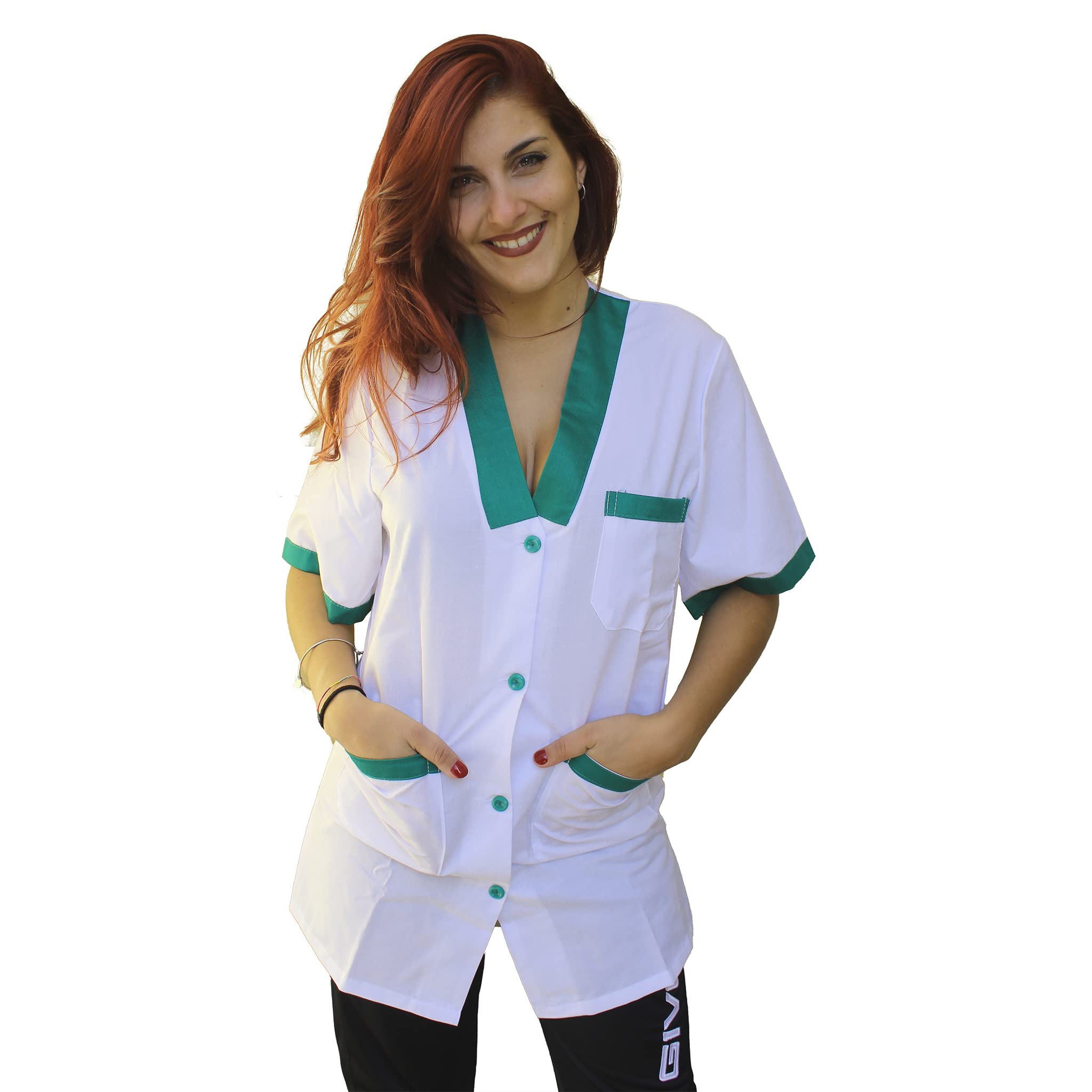 Blouse de travail pour femme, housse alimentaire, supermarché, boucher, four, colf