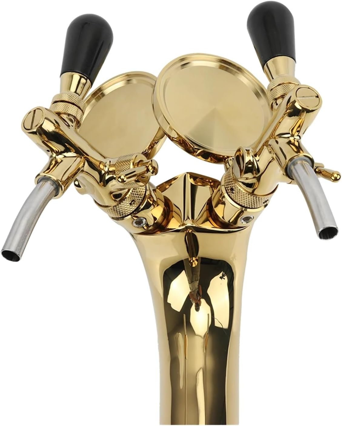 beer tap, Beer Tap Faucet Draft 2 Lines Golden Tower For Keg Kegerator,For Homebrew Beer Tower