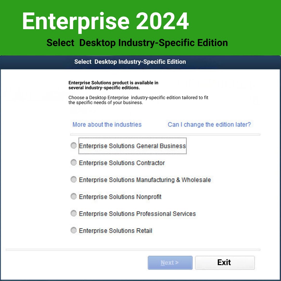 Quick-Book Desktop Enterprise 2024 | 5 User | Lifetime | DVD BOX
