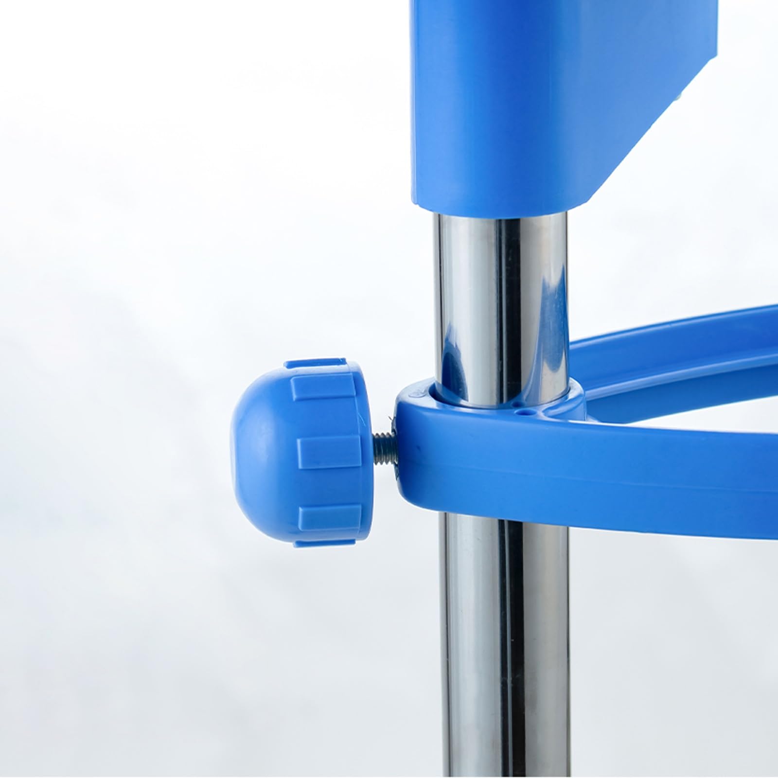 Supporto for Flebo, Asta Portaflebo con Ruote, Supporto for Flebo in Acciaio Inox con 4 Ganci, con Ruote e Vassoio(4 Rounds)