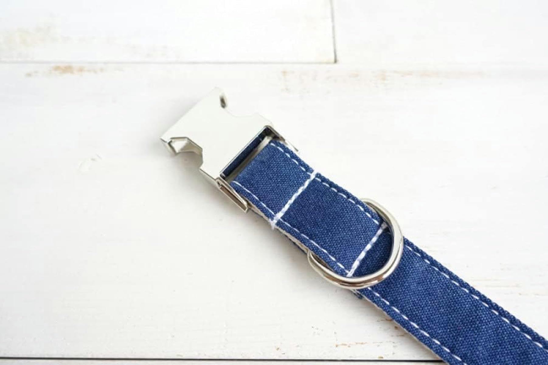 Accessoire pour Chiot Collier pour Chien à Rayures avec nœud Papillon 5 Tailles, Laisse pour Chien-Collier pour Chien-L