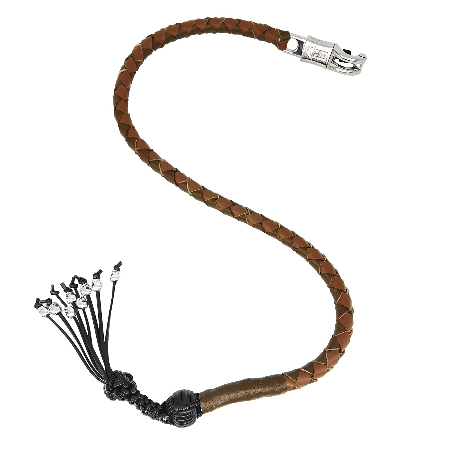 Bantoro Crafts Cravache de motard de 106,7 cm pour moto