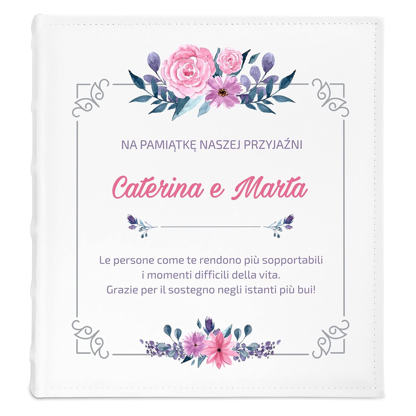 Maverton Album Fotografico Personalizzato, Copertina in Pelle Sintetica