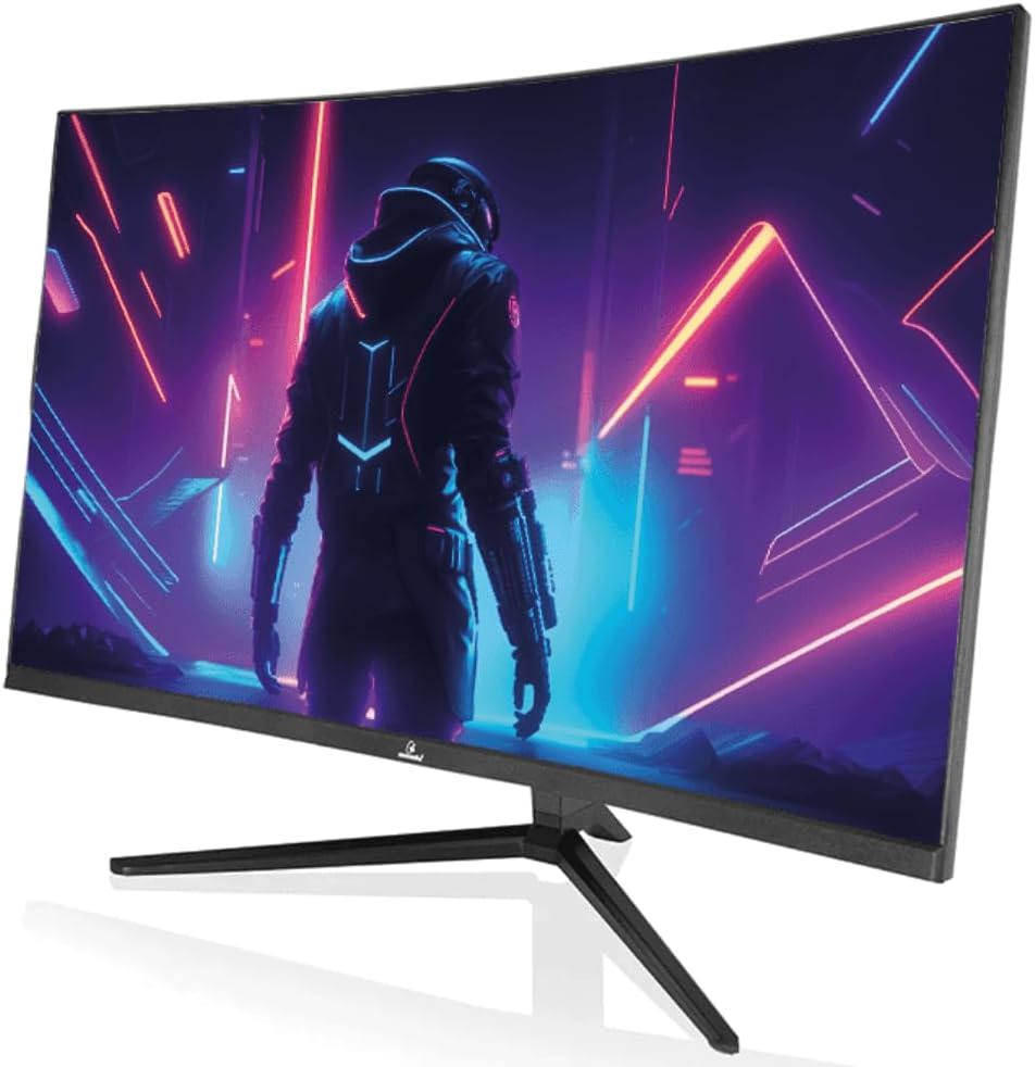 Monitor Concórdia Gamer Curvo C315Q 31,5'',2K, WQHD, 165hz, 1ms, 2 HDMI, DP, Ajuste de Altura e Rotação