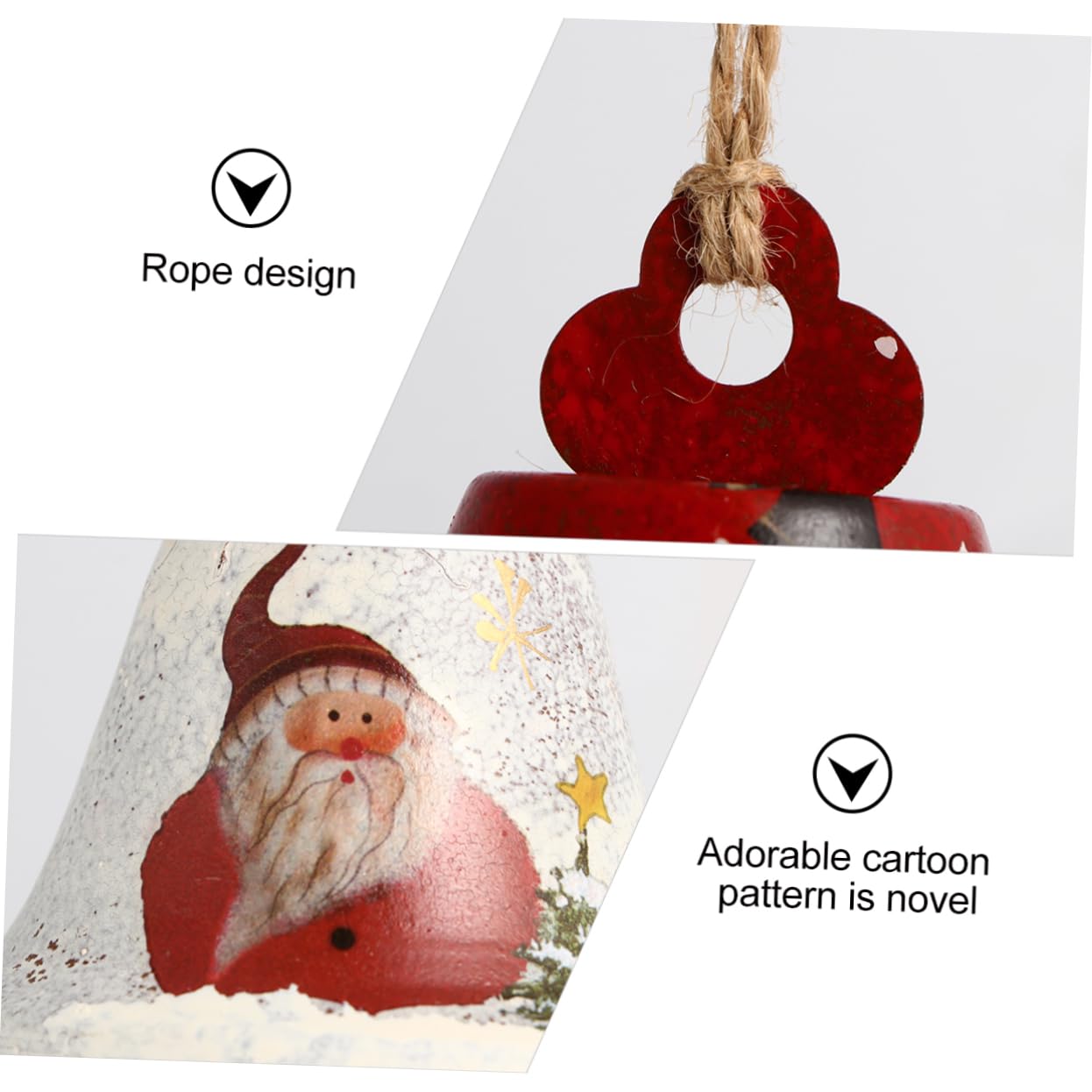 Decorazioni natalizie a forma di campana, Campanella di Natale Campane appese