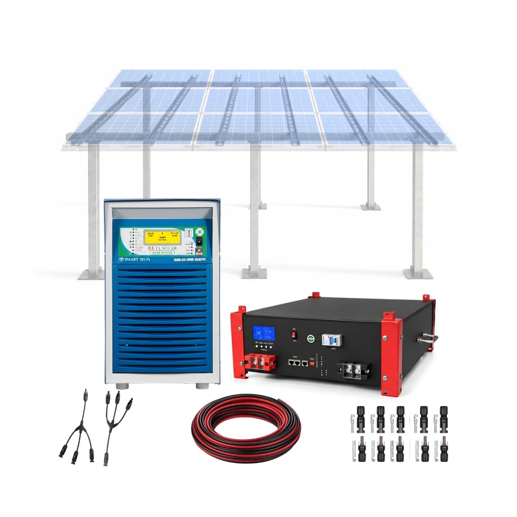 Hybrid Power Combo: 9 Solar Panels Pergola Solar Stand; UTL Sigma 548 PRO 5kVA 48V Hybrid Solar PCU Inverter; 51.2V 100Ah Lithium Battery with 5 Years Warranty-picture-15
