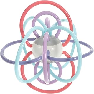 TOYANDONA 1Pc Pegue A Bola De Silicone Brinquedos Para Brinquedos Infantis Para Crianças Agarrando Sílica Gel Bola De Bebê Rosa