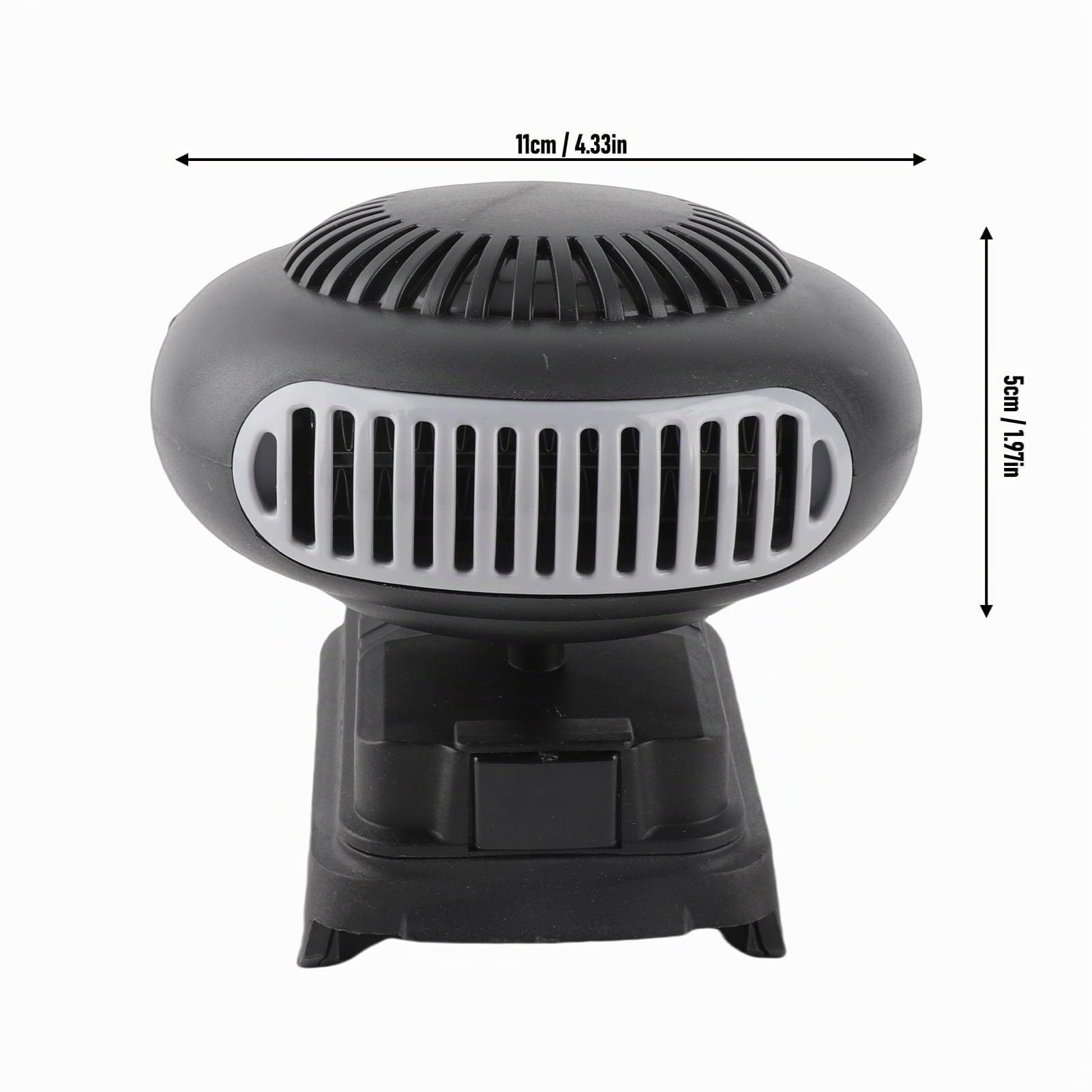 YWBL-WH Stufetta Portatile Senza Fili 170 W Alimentata a Batteria con Doppia Uscita USB Angolo Regolabile per Officine, Fabbriche e Uso Esterno