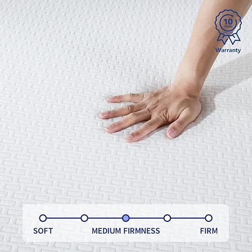 Miniatura 7 de Colchón de espuma viscoelástica Olee Sleep de 10 pulgadas con capa superior de gel