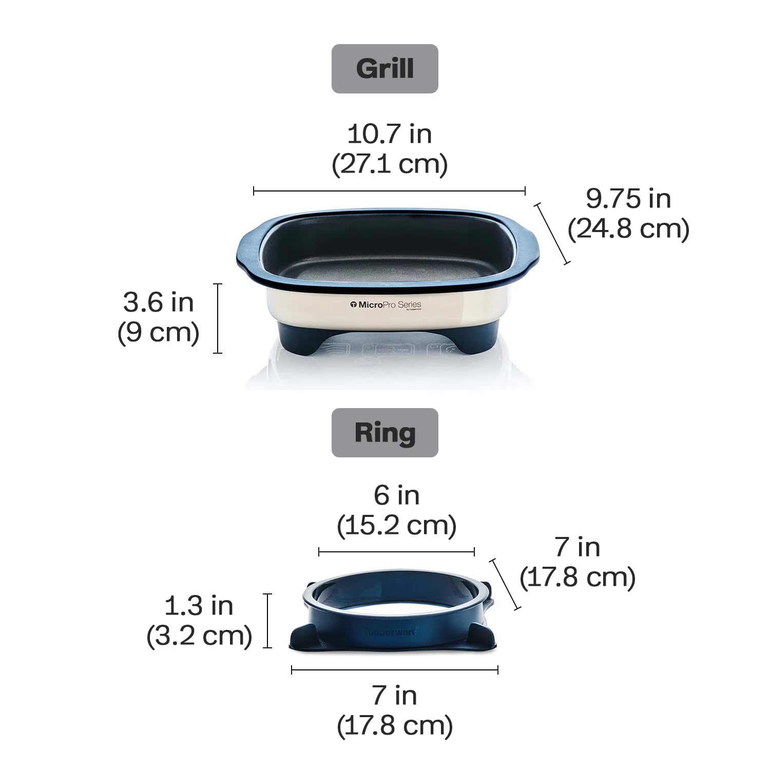 Amazon.com: Tupperware MicroPro Grill, Indoor Grilling, Baking and