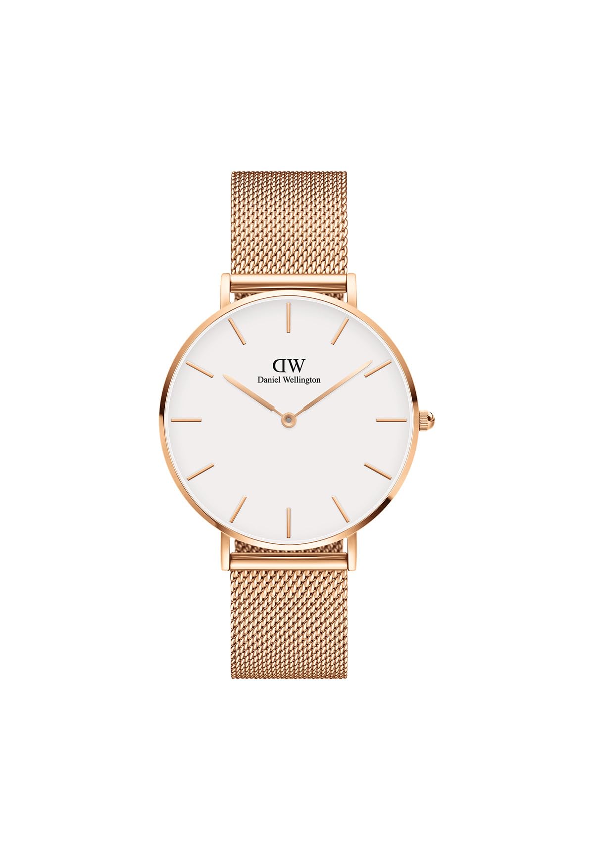 Daniel Wellington Mesh Analog White Dial Unisex Watch-Dw00100305, Rose Gold Band (B07W7RSJ2M) Amazon Price History, Amazon Price Tracker