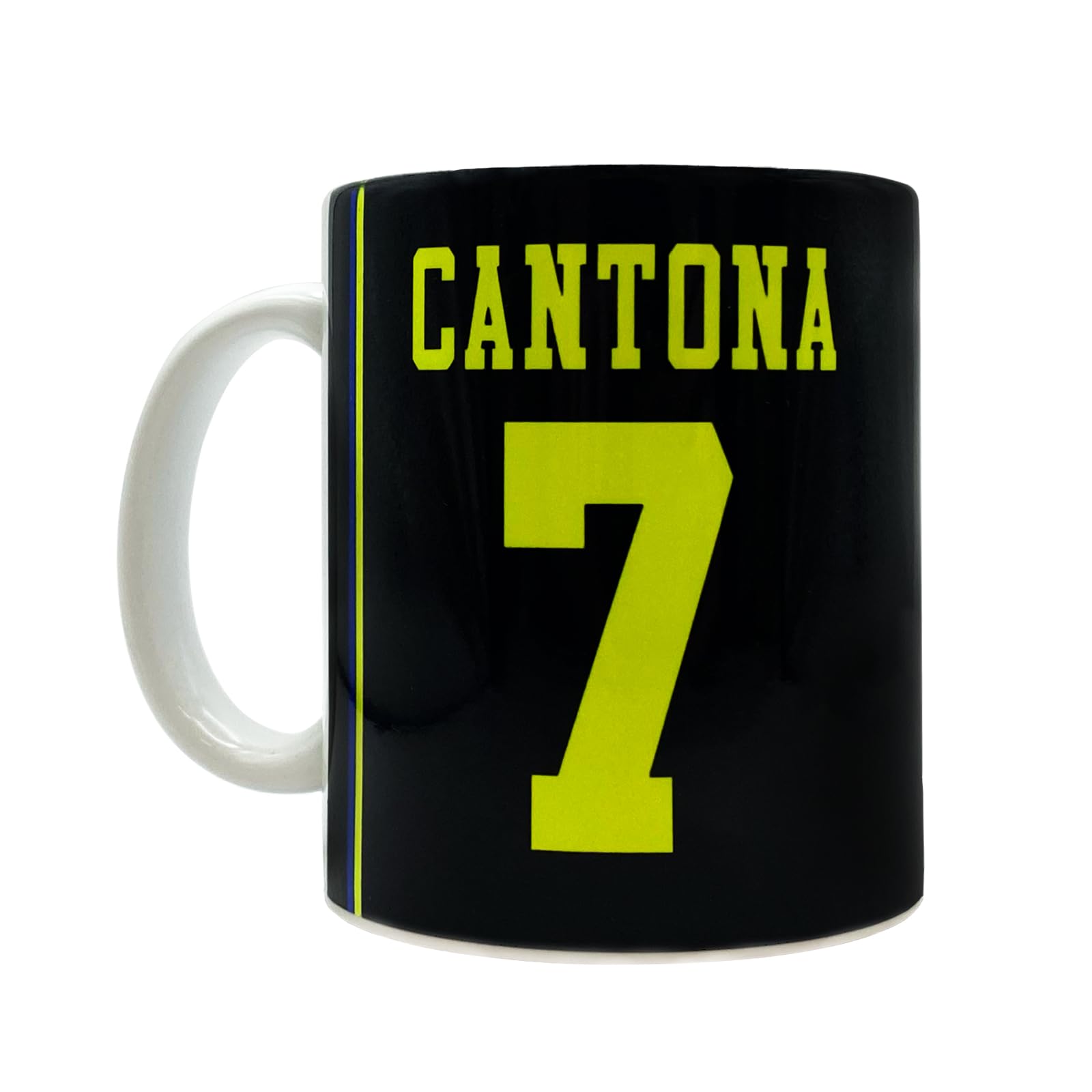 fan originals Manchester Football Legends of United Cantona No.7 Ceramic Mug Black — image 1