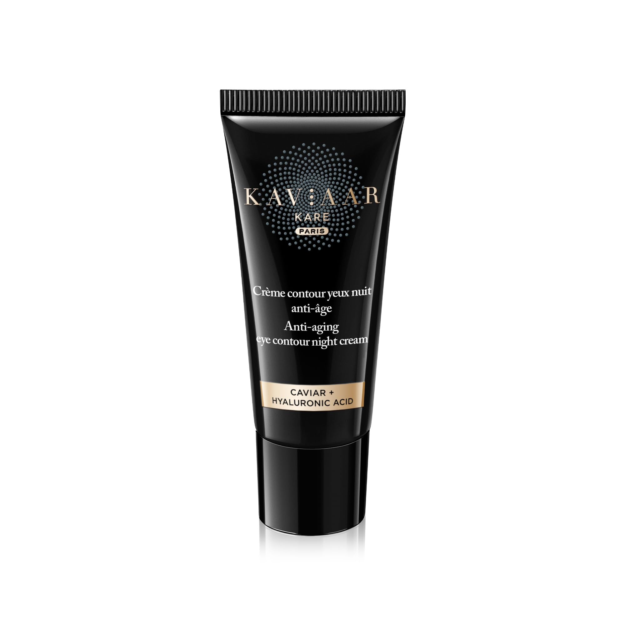 Crema notte contorno occhi antietà - Caviale + Acido Ialuronico - 15 ml