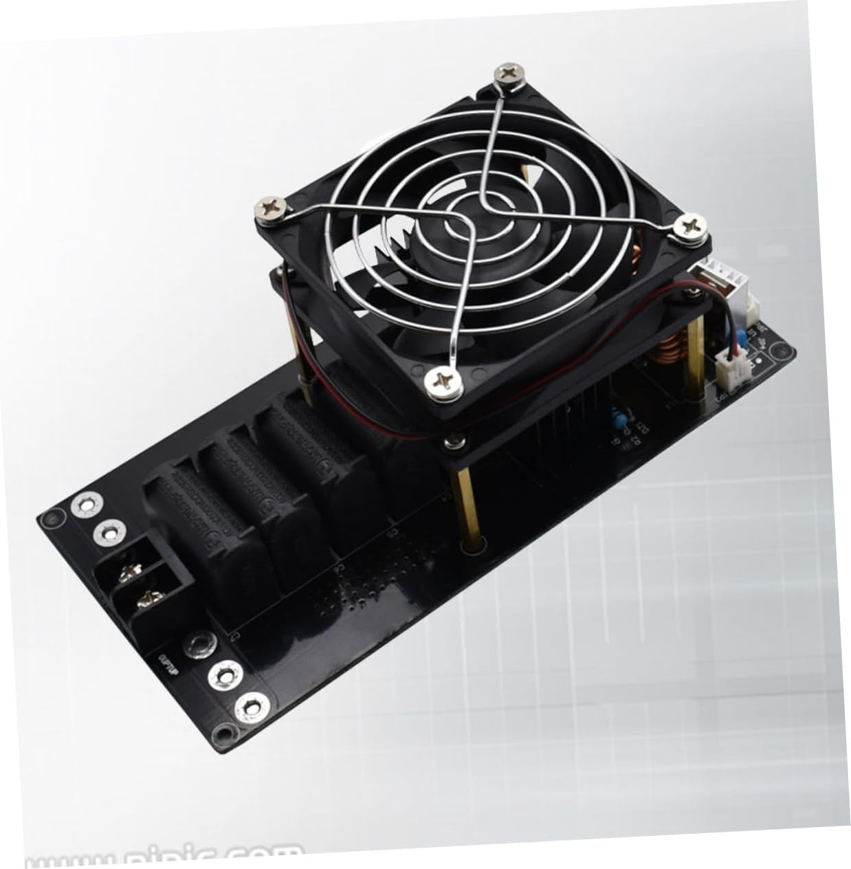 Lurrose 1000W Induction Heating Board Module Driver Low Voltage Heater with Fan for Heating Efficient Heat Dissipation for DIY Projects and Soldering Applications