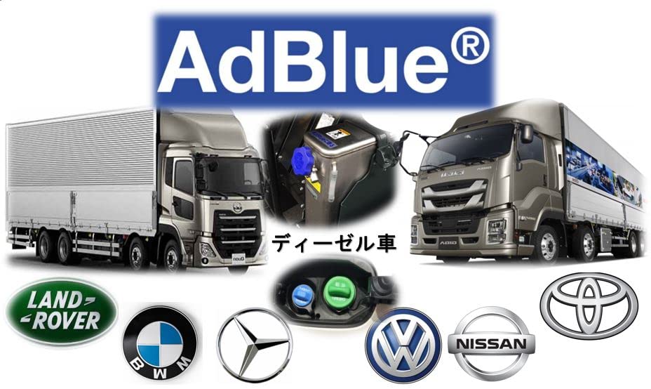 Amazon | AdBlue アドブルー(40円L) 200l X 20個 付属 高品位尿素水