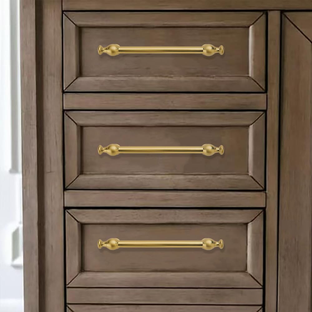 Square Vibrant Brushed Moderne Brass Appliance Pull - 80453, 12 in (305 mm) — KHTUMEWARE