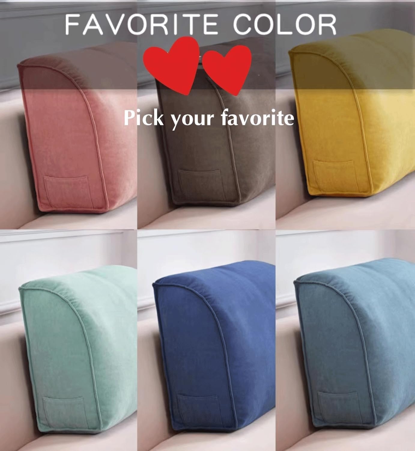 Wedge Triangular Pillows Headboard Reading Pillow Backrest Pillows Sofa Waist Cushion for Daily Use(Size:60x35x20cm,Color:Blue2)