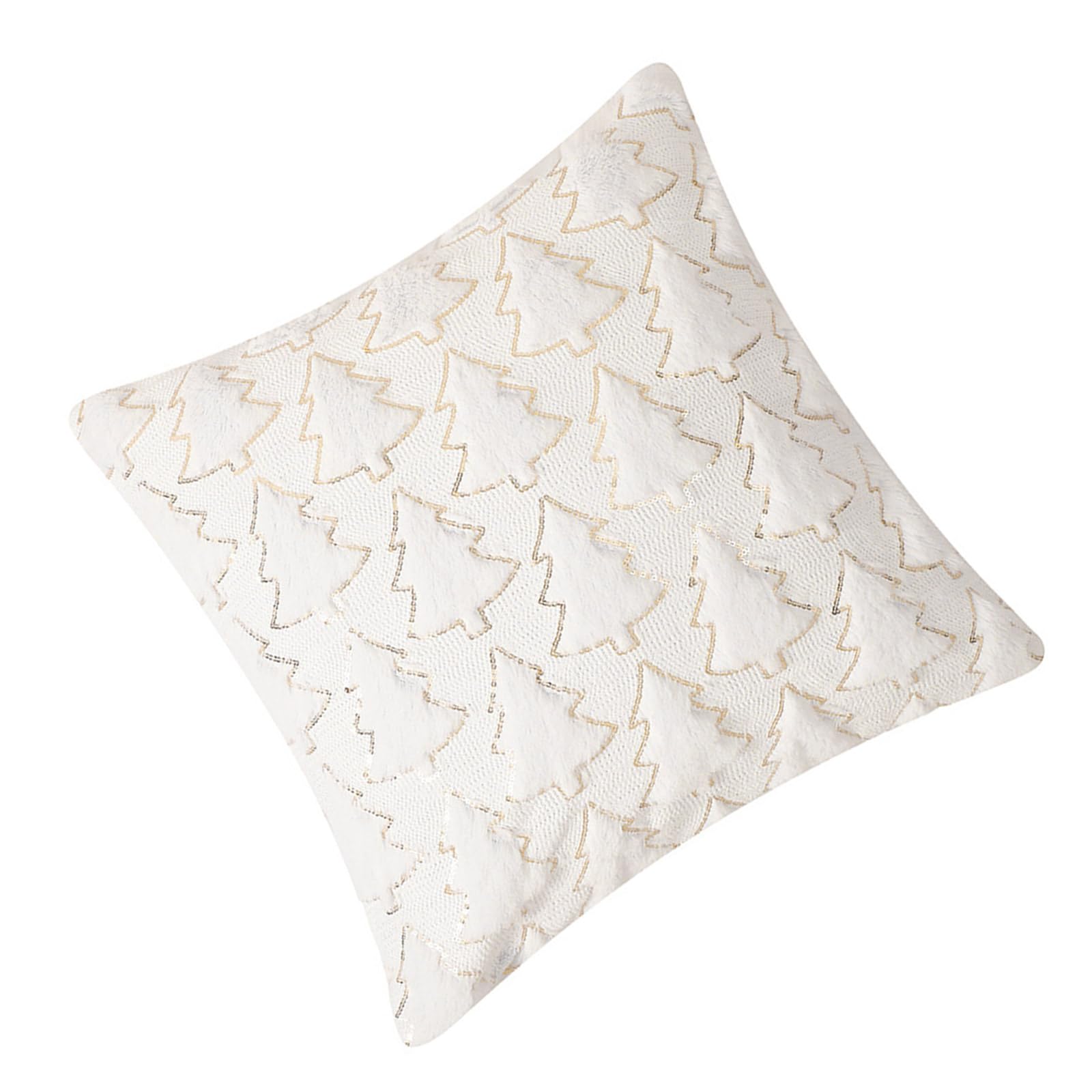 Jazuaiao White Multipurpose Christmas Pillow Covers Christmas Throw Pillows Covers For Home Room Sofa Couch Decoration Throw Pillow Case