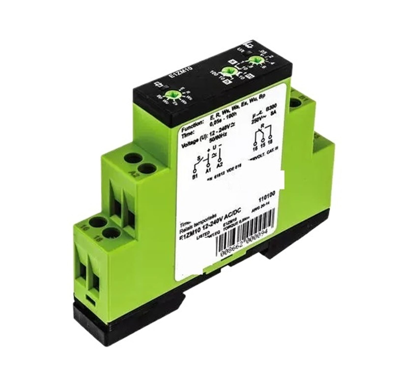 Relé temporizador de retardo E1ZM10 original para secuenciar arranques de motores
