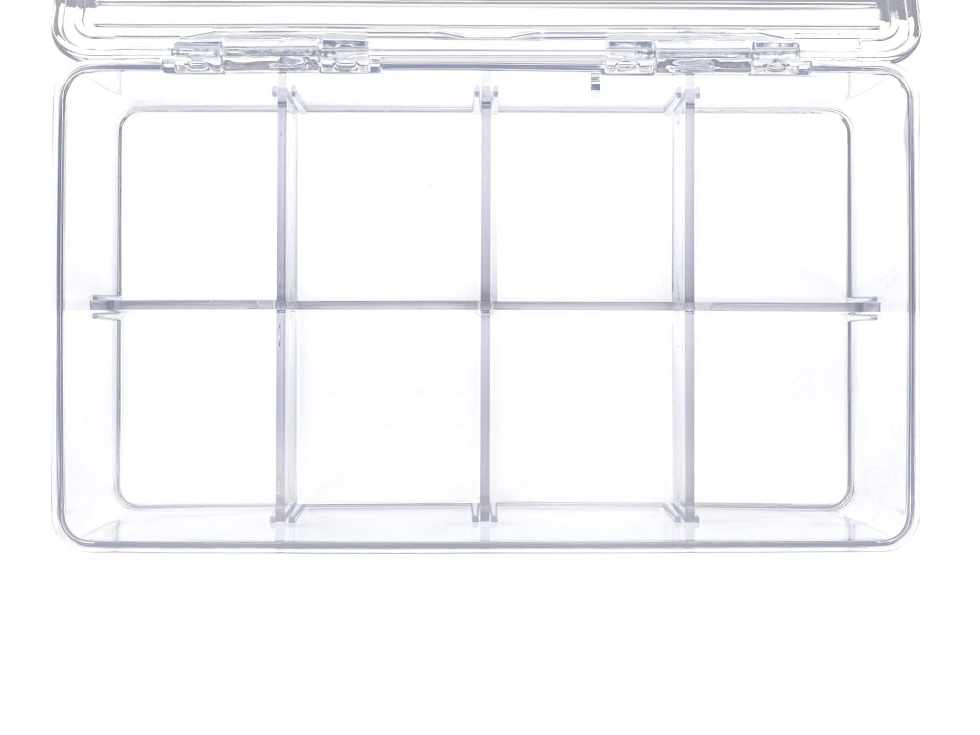 Excefore 2 Pack Stackable Tea Bag Organizer, Plastic Tea Storage Box for Kitchen Pantry Cabinets and Countertops, Holder for Tea Bags, Coffee, Sugar Packets, Small Packets