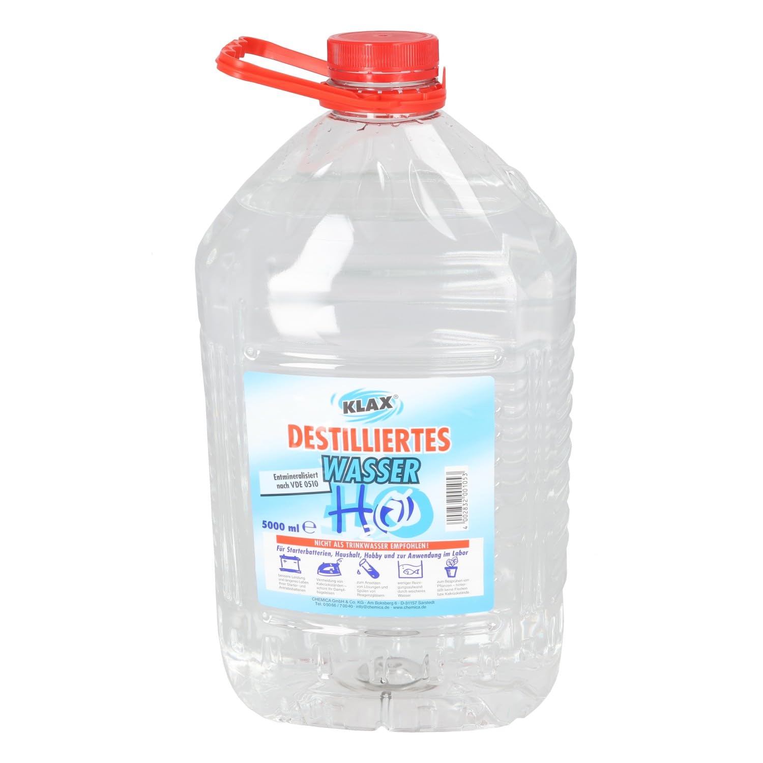 Eau distillée 5 l