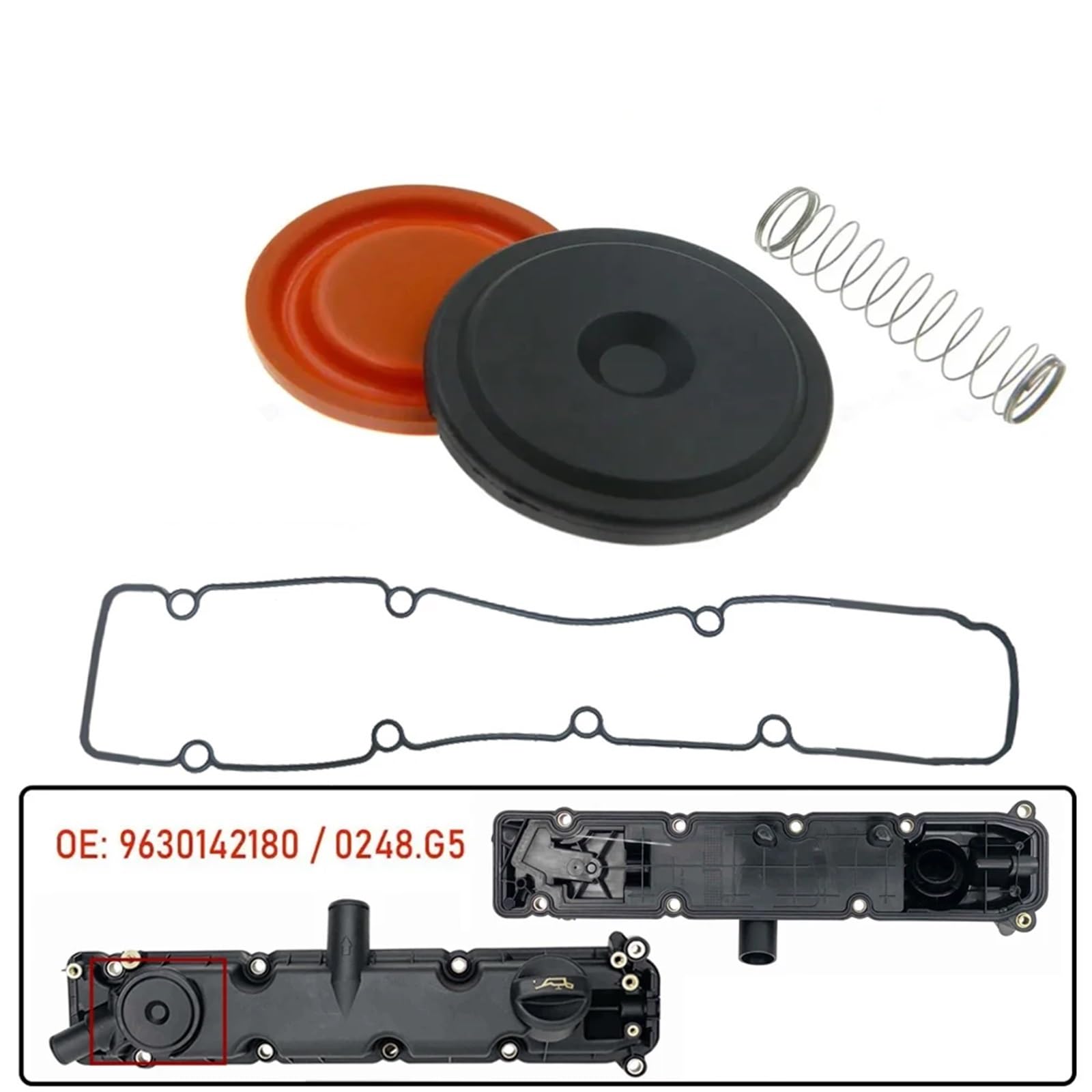 Membrane Valve PCV Pour Audi Q7 3.6L 2007-2013 - Réf 022103429AA