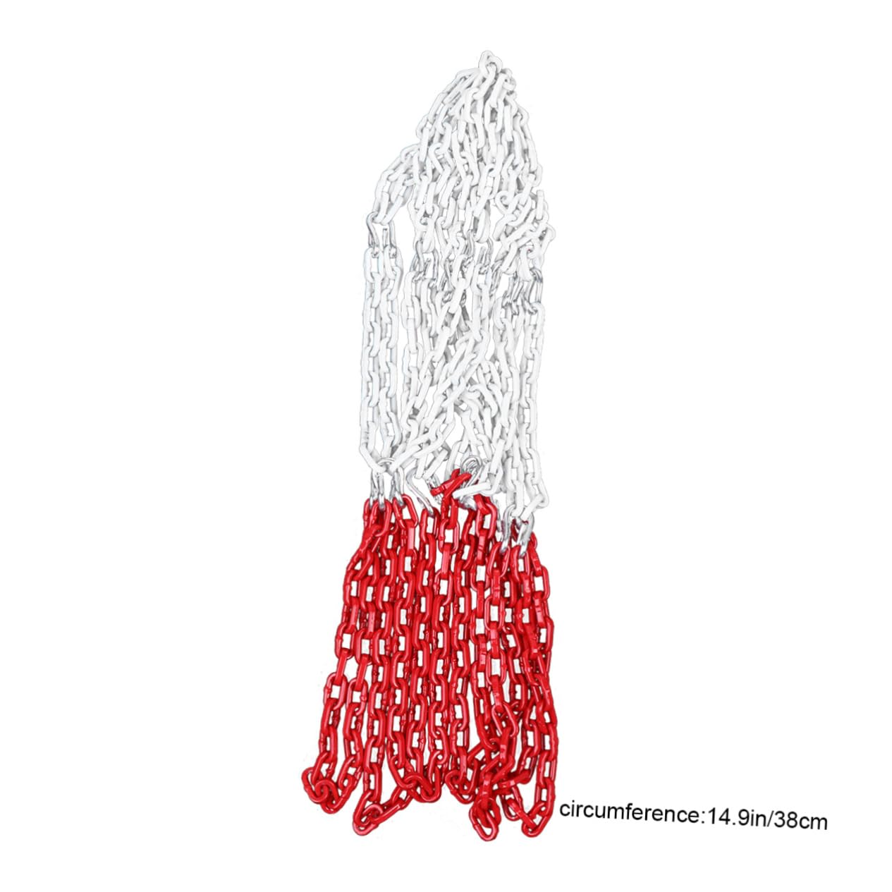 SUPVOX 12 Buckle Metal Basketball Net Zinc-Plated Easy Install Sports Basketball Goal