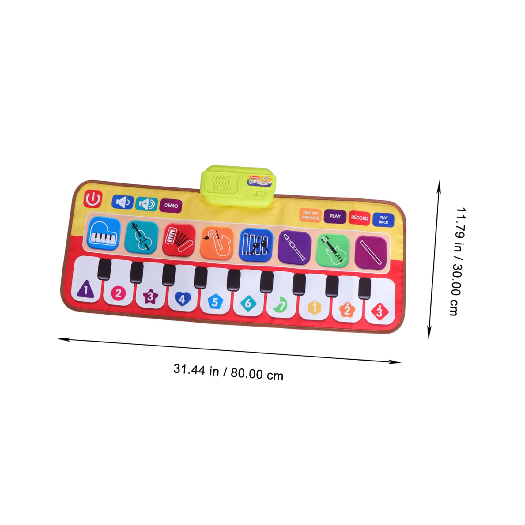 Tappeto Musicale Piano Danza 1 Pezzo in Plastica e Stoffa per Bambini | Tastiera Bimbi, Gioco Didattico Modalità Multiple, Regalo Educativo per Ragazzo e Ragazza