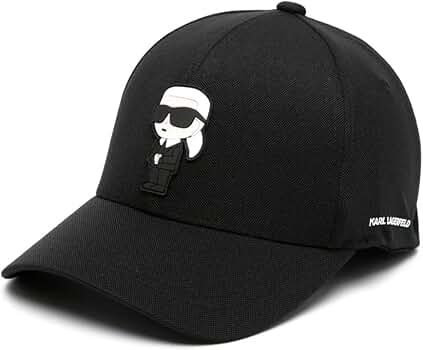 KARL LAGERFELD Men's Karl Patch Baseball Cap, Black at