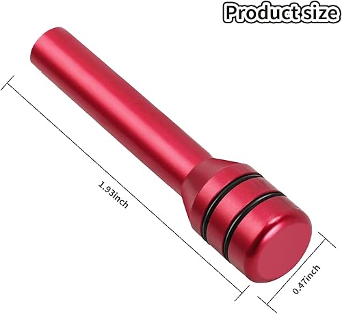 Miniatura 2 de jogpun Paquete de 4 pomos para cerradura de puerta de automóvil, pasadores de bloqueo de puerta interior, perno de puerta de 1.92 x 0.47 pulgadas,