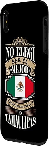 Vista 14 de Funda para iPhone 11 No elegí ser el mejor, simplemente nací en Tamaulipas México